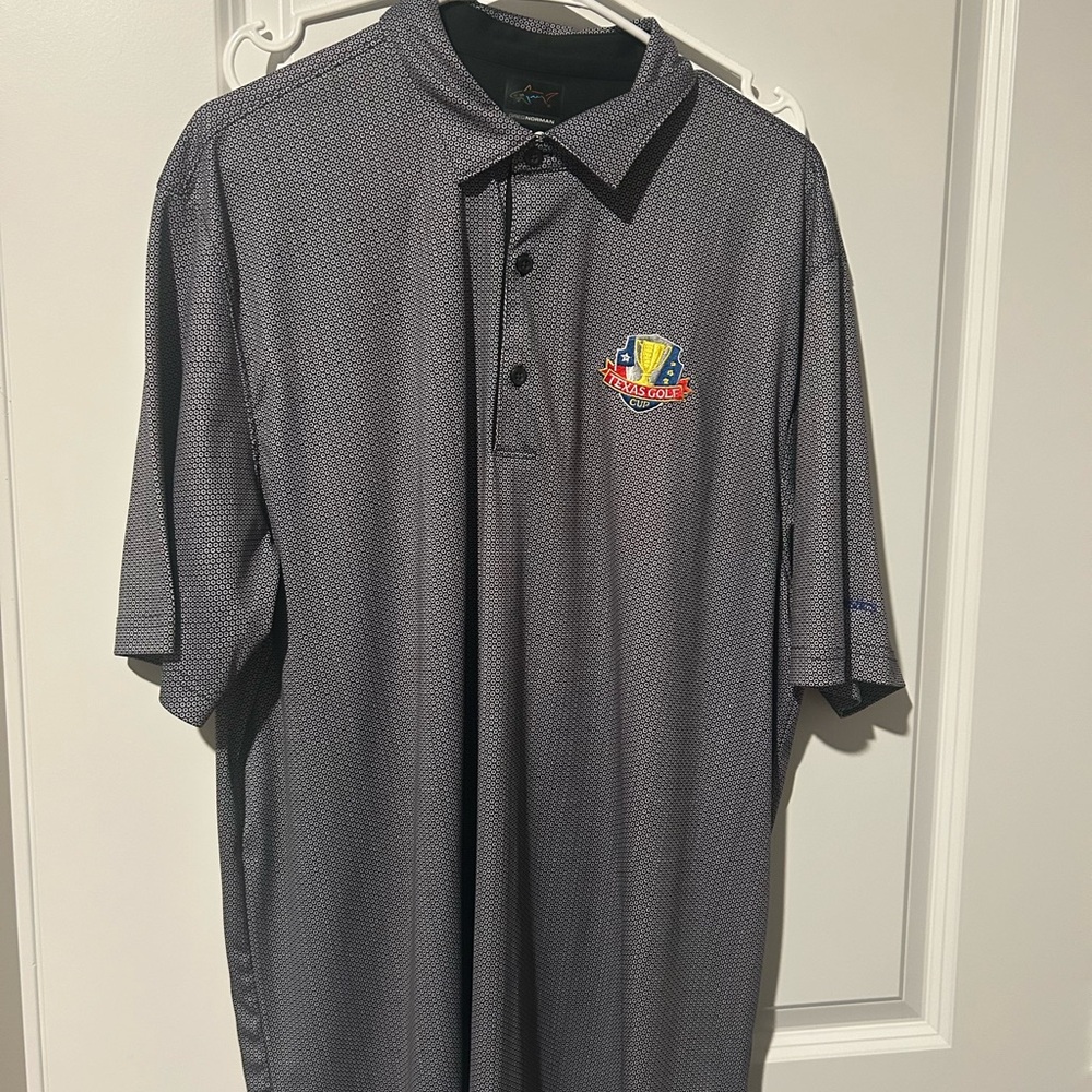 Greg Norman Collection Dark Gray Polo Shirt